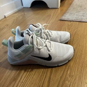 Nike White and Black Athletic Shoes